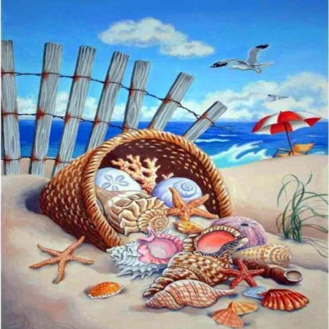 Basket Of Seashells
