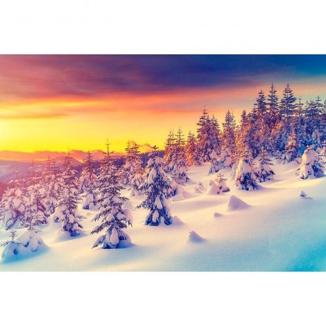 Wilderness Winter Sunset