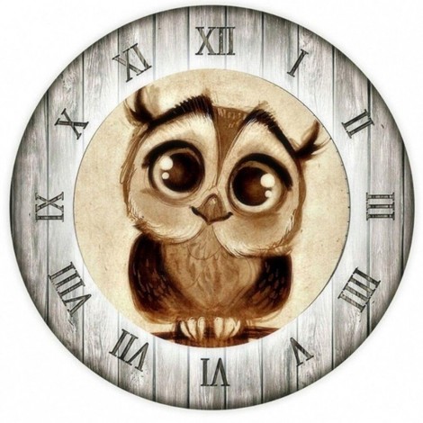 Owl Clock Face