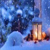 Winter Night Lantern