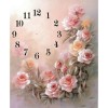 Romantic Rose Clock Face