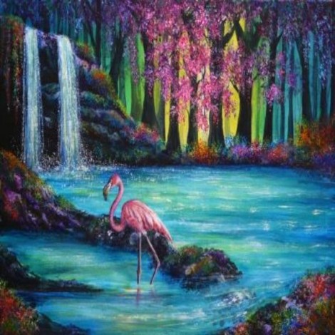 Secret Forest Flamingo