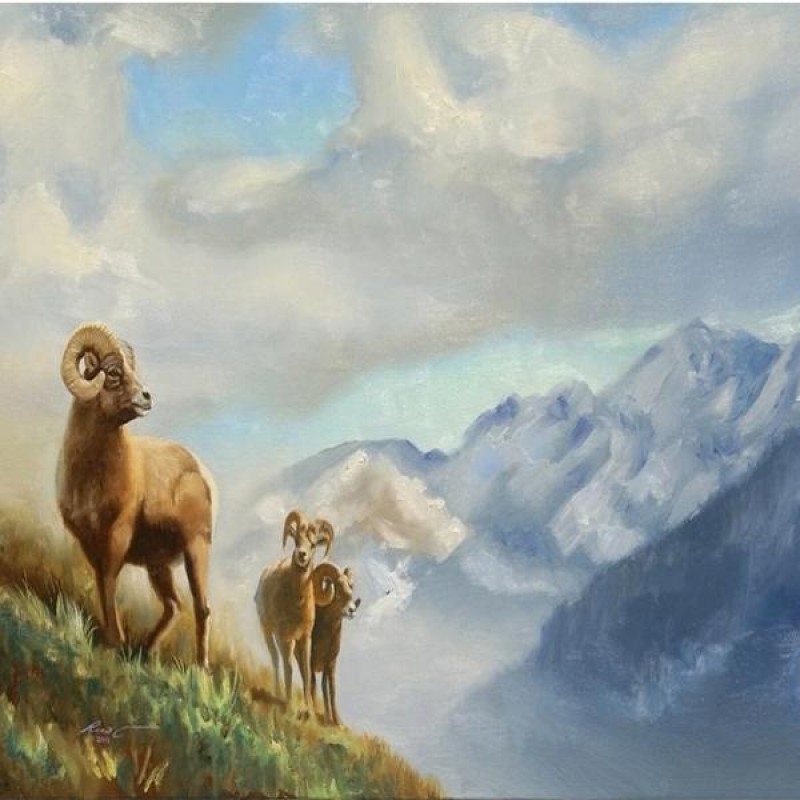 Mountainside Goats