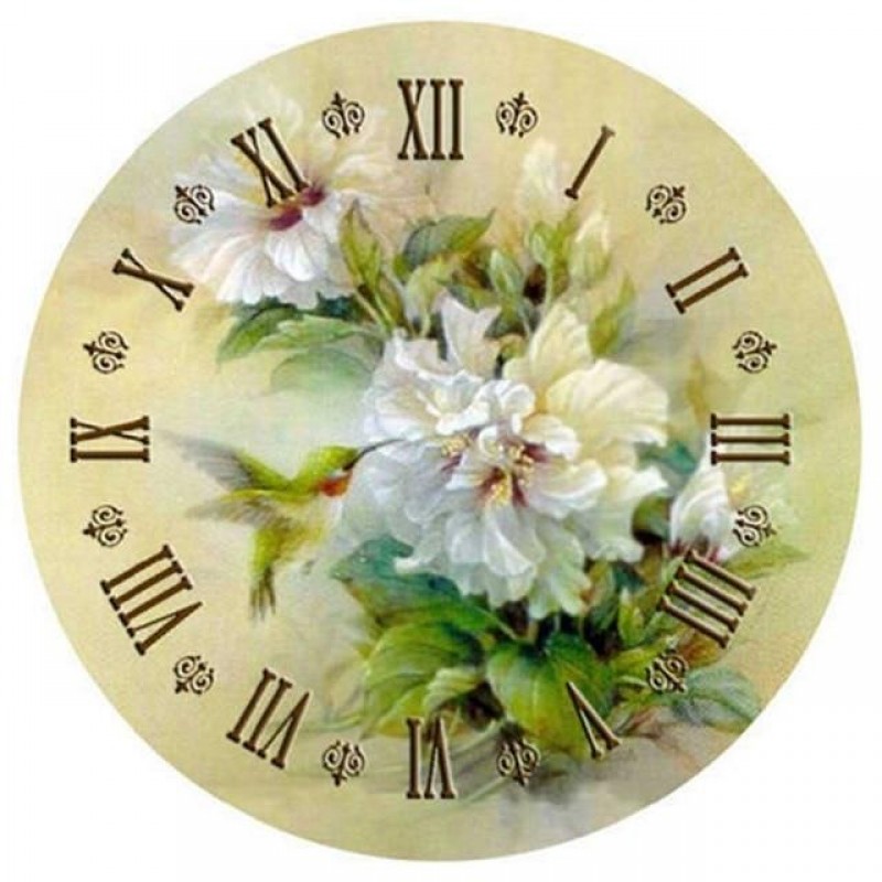 Hummingbird Clock Fa...
