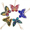 Butterfly Key Chains 5 pcs