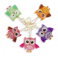 Owl Key Chains 5 pcs